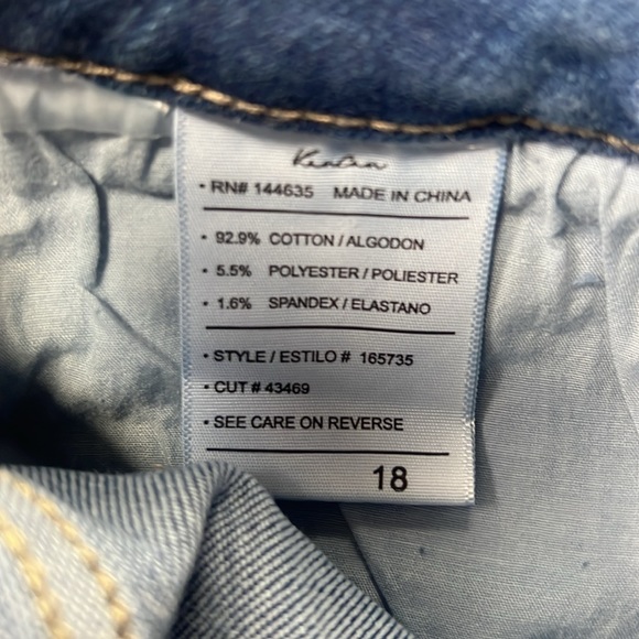 maurices women’s denim jeans NWT 18 x 32 L63-10 - Picture 8 of 8